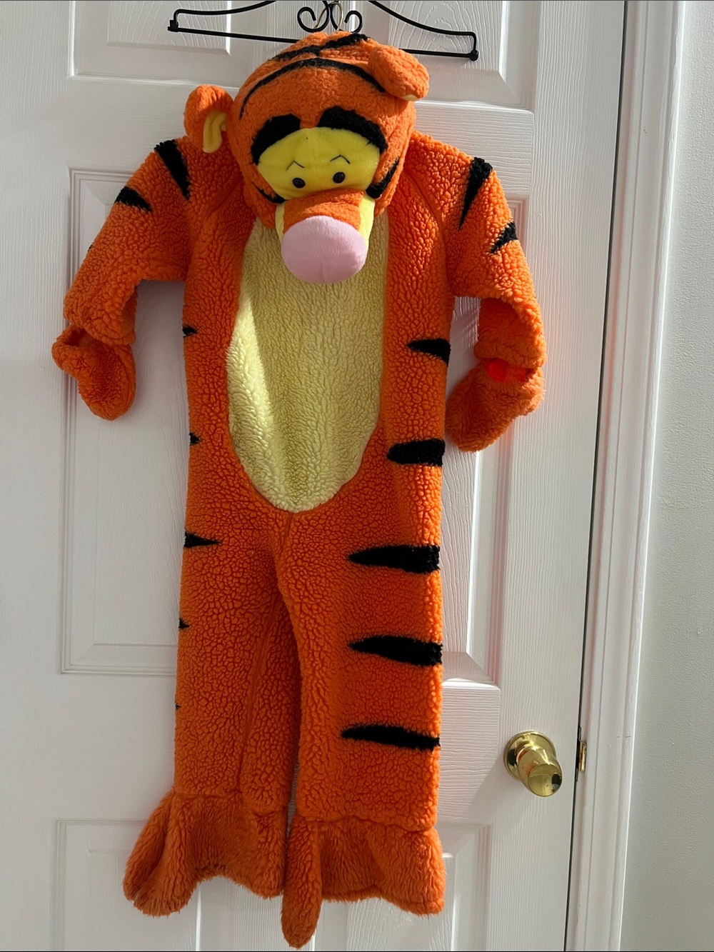 Tigger Plush Hooded Kids One-Piece - Orange